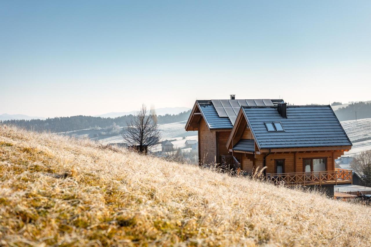 Houten Vakantiewoning "Reisnaarpolen" Royaal Ontbijt, Sauna En Hottub Czarna Gora Bagian luar foto